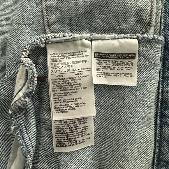 LEVI’S Original Trucker Jacket Light Wash- XS - Picture 9 of 9